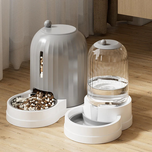 Large-Capacity Pet Automatic Feeding Water Feeder, Dog Feeder, Dog Water Feeder, Cat Feeder, Cat Water Feeder