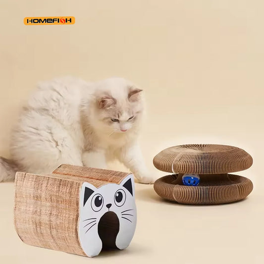 Organ cat scratching board nest wear-resistant and unbreakable cat toy self-entertainment corrugated paper claw grinding board