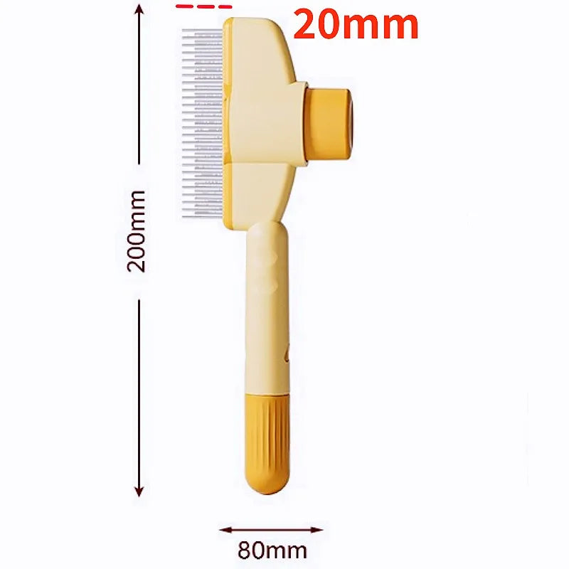 Dog Comb Massage Dog Brush Automatic Pet Hair Remover Self Cleaning Cat Brush Dogs Grooming One Button Hair Comb Pet Products