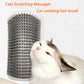 Cat Scratcher Massager Pet Hair Removal Massage Comb Kitten Wall Corner Self Cleaning Rubbing Grooming Brush Cats Accessories