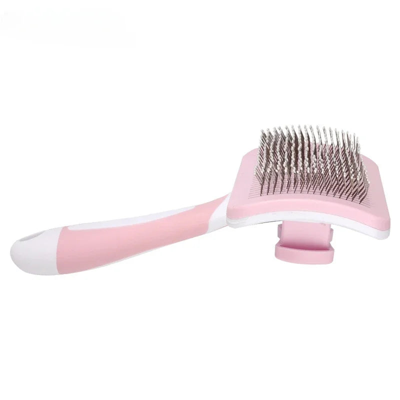 Pet Hair Shedding Comb Dog Cat Brush Grooming Long Hair Indoor Cats Brush Hair Remover Cleaning Beauty Slicker Pet Supplies