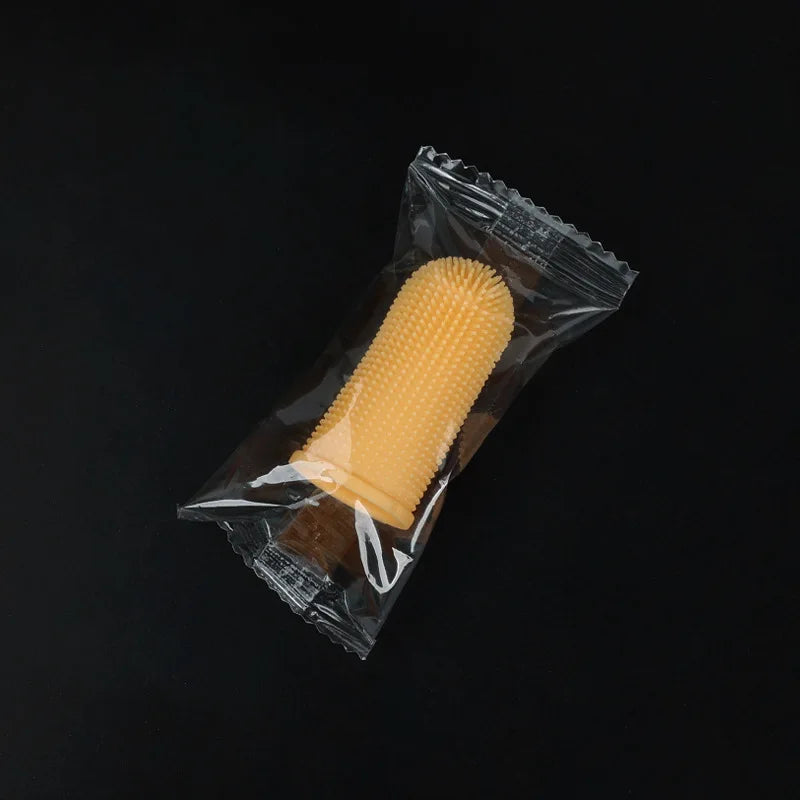 Dog Super Soft Pet Finger Toothbrush Teeth Cleaning Breath Care Nontoxic Silicone Tooth Brush Cat Dog Toothbrush Pet Products