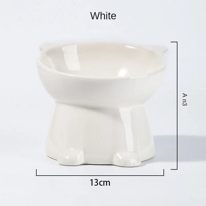 Black Cat Bowl Amazon Ceramic Cat Bowl Pet Bowl Pet Supplies Cat Bowl Dog Bowl Macaron Color New Cat and Dog Universal Pet Bowl