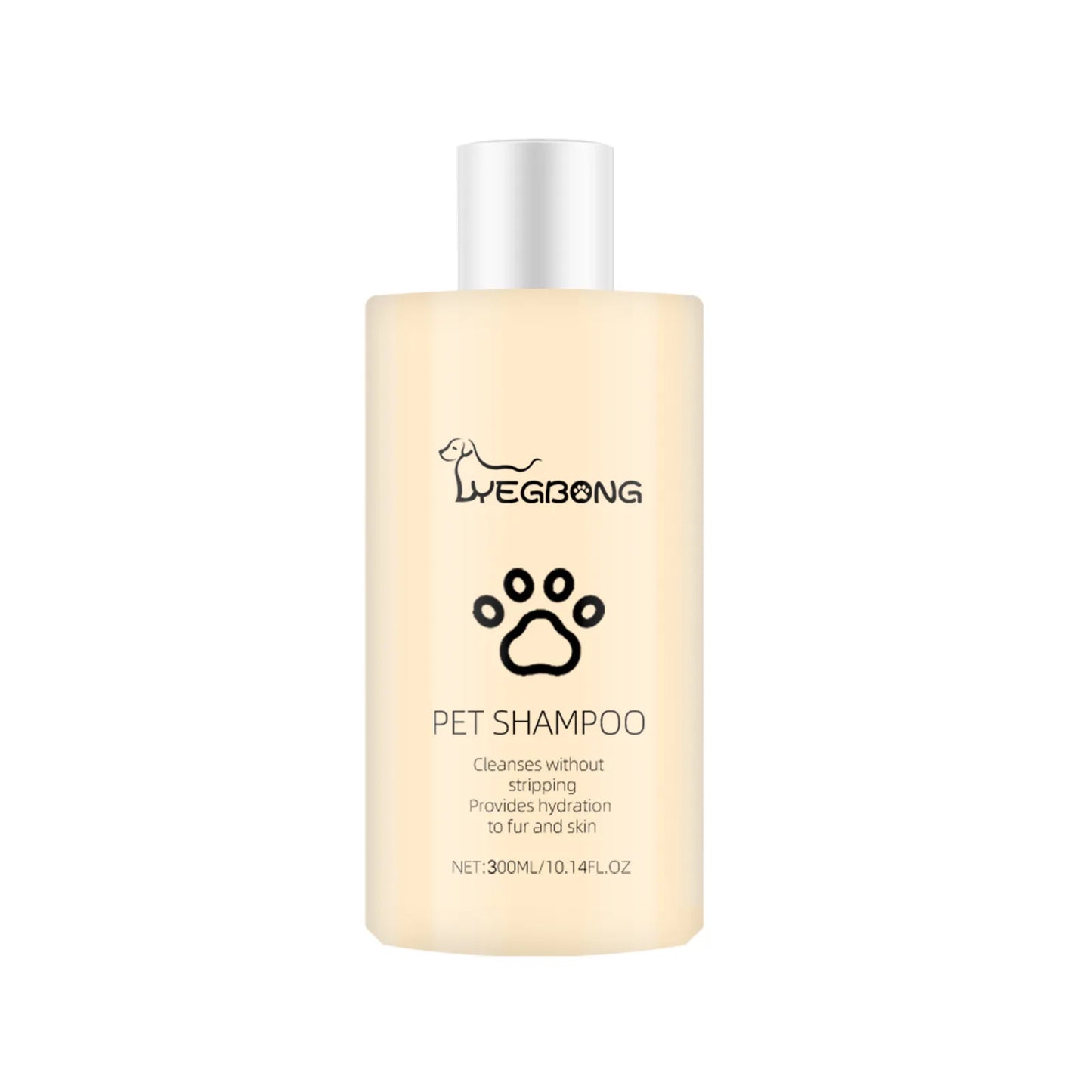 YEGBONG Dog Wash Shampoo: Flea & Mite Killer, Dirt Removal - Anti-Itch, Deodorizing & Moisturizing Formula for Softening Coat