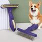Dog Comb Pet Hair Remover Massage Cat Brush Professional Dog Grooming Brush Stainless Steel Comb for Dogs Hair Knot Opening