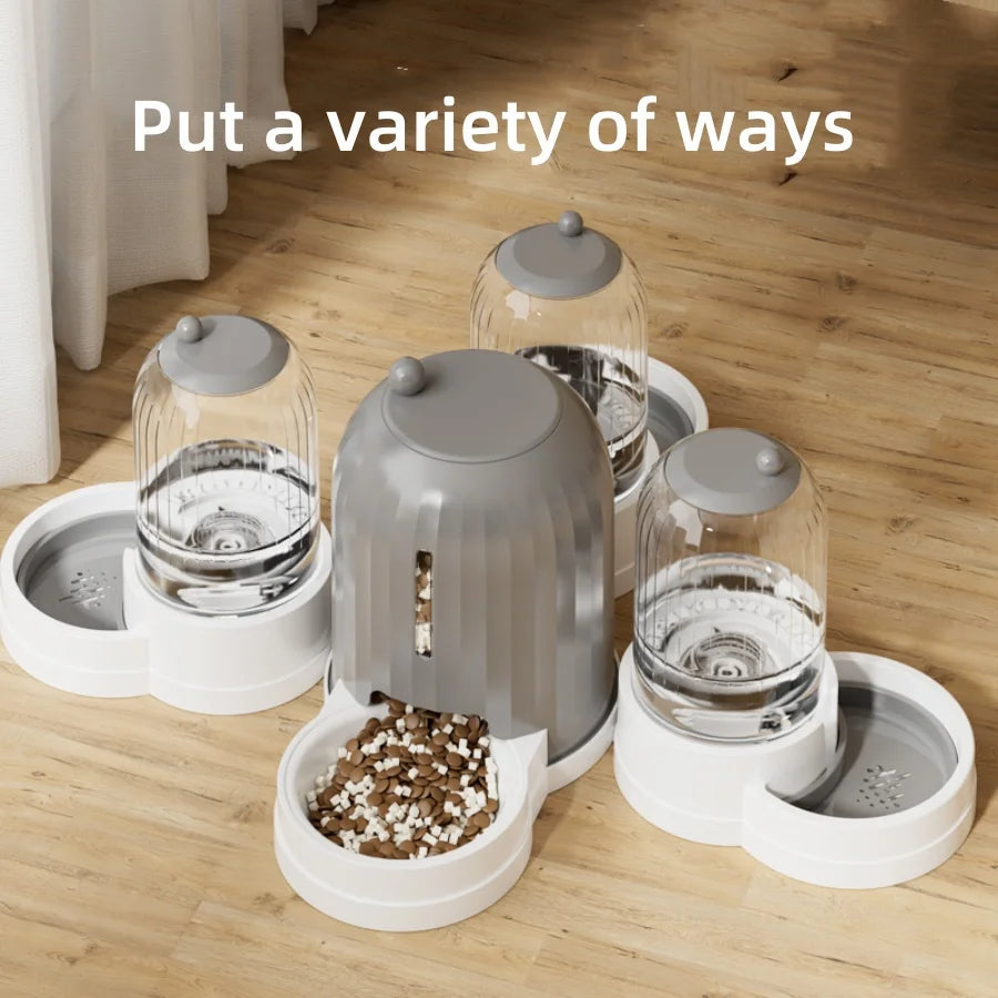 Large-Capacity Pet Automatic Feeding Water Feeder, Dog Feeder, Dog Water Feeder, Cat Feeder, Cat Water Feeder