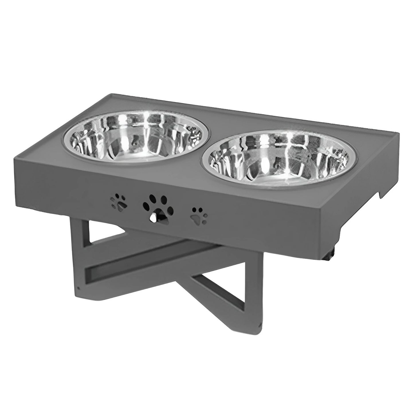 Stainless Steel Elevated Dog Bowl Non-Slip and No Spill Design Bowl Pet Supplies Suitable for Promote Healthy Digestion Xuan-US