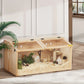 Wooden Hamster Cage Hamster Hutch Small Animals Hideout with Openable Top