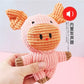 New Pet Toys Plush Dog Teeth Bite Resistant Toys Cute Animal Shape Lion Rabbit Squeaky Toy Dog Toys Interactive Dog Plush