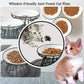 Ceramic For Dog Cat Puppy Kitten Elevated Cat Feeder Drinker Pet Feeder Bowl Pet Supplies Cat Food Bowl Water Feeder Container
