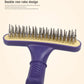 Dog Comb Pet Hair Remover Massage Cat Brush Professional Dog Grooming Brush Stainless Steel Comb for Dogs Hair Knot Opening