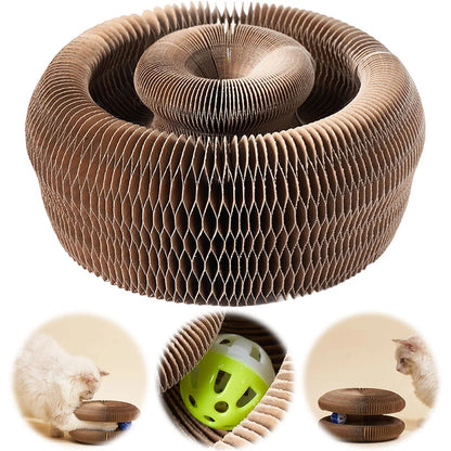Organ cat scratching board nest wear-resistant and unbreakable cat toy self-entertainment corrugated paper claw grinding board