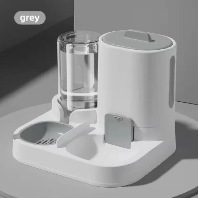 Two-in-One Cat Feeding Water Feeder Dog Bowl Smooth Food & Water Supply Pet Water Dispenser Cat Bowl Pet Supplies