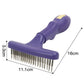Dog Comb Pet Hair Remover Massage Cat Brush Professional Dog Grooming Brush Stainless Steel Comb for Dogs Hair Knot Opening