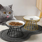 Ceramic For Dog Cat Puppy Kitten Elevated Cat Feeder Drinker Pet Feeder Bowl Pet Supplies Cat Food Bowl Water Feeder Container