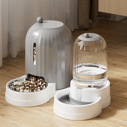 Large-Capacity Pet Automatic Feeding Water Feeder, Dog Feeder, Dog Water Feeder, Cat Feeder, Cat Water Feeder