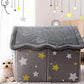 Dog House Indoor Memory Sponge, Foldable Dog House Kennel Bed Mat with Cushion for Small Medium Large Dogs Cats, Winter Warm Cat